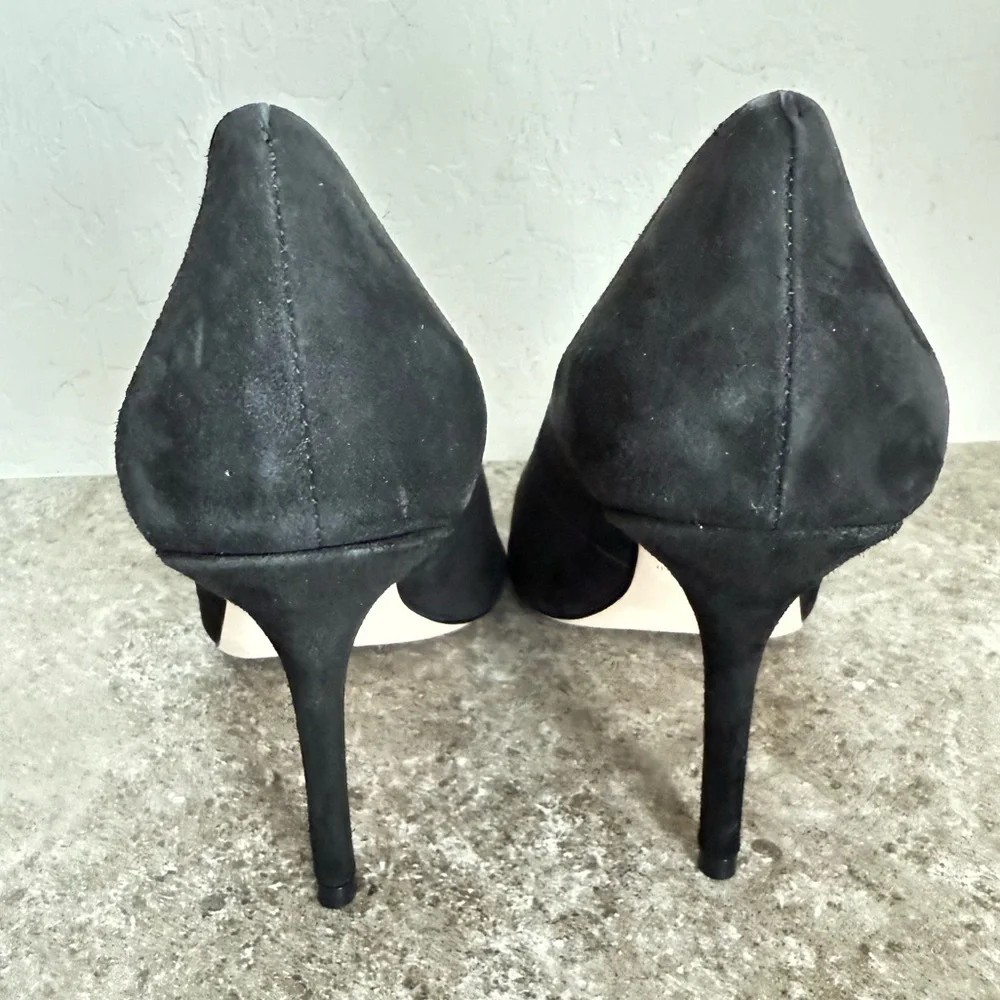 NEW Antonio Melani Saige Black Suede Stiletto Pumps Women’s Size‎ 11